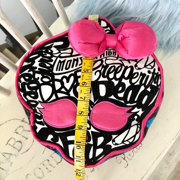 Monster High, 2013, Skullette, Pillow, RARE, Plush, Graffiti, Cuddle Cushion - Picture 9 of 13